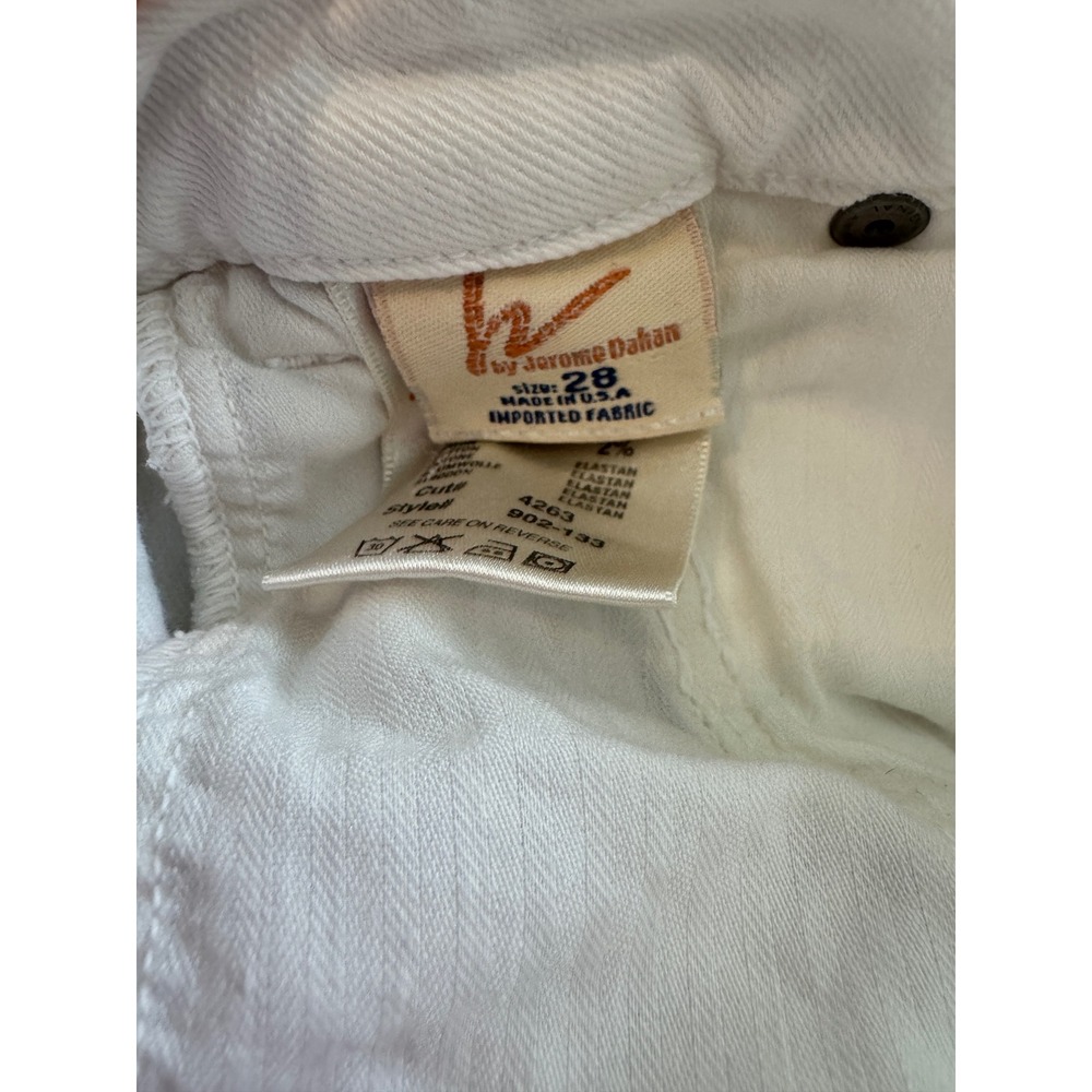 Citizens of Humanity White Bermuda Stretch Denim Shorts Size 28 Style 902-133 - Picture 5 of 10